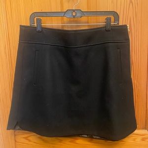 J Crew Black Skirt with pockets. Size 14